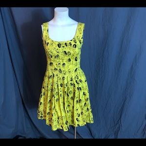 Nooworks yellow mini cotton dress xs
